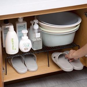 Organisateur d'armoires de cuisine réglable étagère à épices placard étagère à vaisselle ustensile de cuisine support de rangement télescopique multifonctionnel - Product Image 4