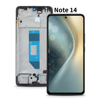 Écran LCD de remplacement pour téléphone portable Redmi Note 14 4G, 6,67 pouces, avec cadre et numériseur tactile Incell, garantie 1 an