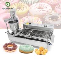 Machine à beignets professionnelle électrique 120 mm pour la préparation de grandes mini-beignets (Big-Doughnut-Maker)