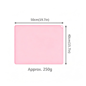 Nouveau tapis d'alimentation en silicone pour animaux domestiques, anti-déversement, antidérapant, imperméable et facile à nettoyer, pour chats et chiens - Product Image 3