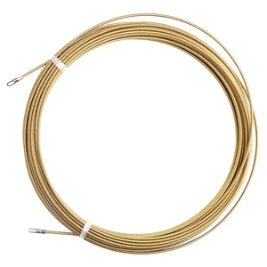 SHUOQI Tige de tirage <span class=keywords><strong>électrique</strong></span> en acier doré de bonne qualité, <span class=keywords><strong>50M</strong></span> 4mm, pour câbles et fils - Product Image 4