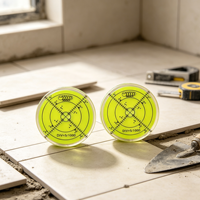 Niveau à bulle circulaire de 60 mm, niveau à bulle de précision, niveau à bulle rond, niveau à bulle Bullseye, mini niveau horizontal pour trépied d'appareil photo, outil de bricolage