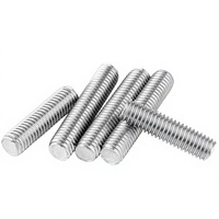 M8 M10 M12 SS 304 316 Stainless Steel ASTM B8 B8M Full Thread Bolt Studs Threaded Rod