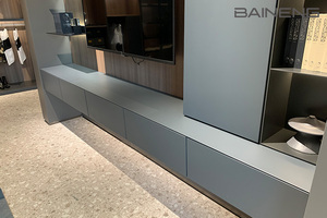 <span class=keywords><strong>Meuble</strong></span> TV BAINENG avec cheminée, design moderne, unité murale de rangement pour salon, fond en ardoise, livraison gratuite en 48 heures - Product Image 3