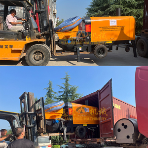 Approvisionnement d'usine 10m3-25m3 <span class=keywords><strong>Pompe</strong></span> à béton Mini <span class=keywords><strong>pompe</strong></span> de <span class=keywords><strong>livraison</strong></span> de béton diesel <span class=keywords><strong>Prix</strong></span> pour machines de construction d'ingénierie - Product Image 6