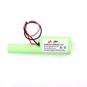 Personalizado Triângulo de NiMH AA 3.6v 2200mAh com Conector Molex