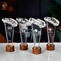 Trophée de voiture en cristal / Récompense de course tout-terrain |   Modèle de compétition automobile personnalisé autorisé 4S