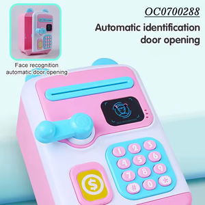 चेहरे की पहचान इलेक्ट्रॉनिक पिग्गी बैंक एटम पासवर्ड मनी बॉक्स - Product Image 6