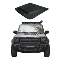 Nouvelle couverture de capot de voiture de Performance de pièces de carrosserie automatiques pour Jetour T2 Traveller ABS noir mat ajustement parfait