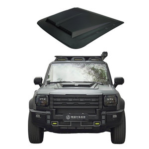 Nouvelle couverture de capot de voiture de Performance de pièces de carrosserie automatiques pour Jetour T2 Traveller ABS noir mat ajustement parfait - Product Image 1