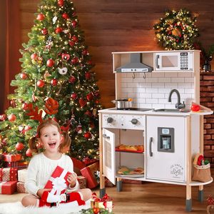 Set Giocattolo da <span class=keywords><strong>Cucina</strong></span> in Legno Stile Francese Personalizzato 18 Pezzi per Bambini, <span class=keywords><strong>Gioco</strong></span> di Ruolo Chef Sicuro e Innocuo - Product Image 6
