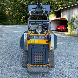 Promotion <span class=keywords><strong>Mini</strong></span>-chargeuse compacte sur chenilles à moteur et pompe, polyvalente, avec motoculteur rotatif, tondeuse et débroussailleuse, chenilles en caoutchouc - Product Image 2