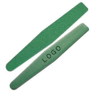 Herramientas de Cuidado de Uñas con Logotipo Personalizado, Impresas en Serigrafía, Lima de Uñas Doble 100/180, Lima de Uñas para Manicura, Esponja Verde Lavable para Salón de Uñas - Product Image 1