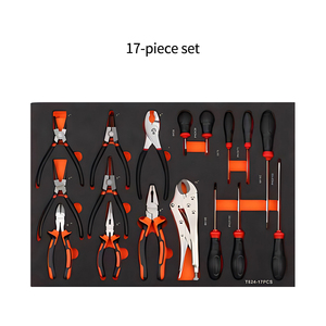 Boîte à outils professionnelle en acier avec 4 tiroirs, 198 pièces, personnalisable OEM/ODM/OBM, avec roulettes pour ateliers et garages - Product Image 4