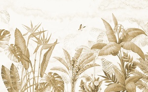 YKWS 028 <span class=keywords><strong>Carta</strong></span> <span class=keywords><strong>da</strong></span> <span class=keywords><strong>Parati</strong></span> Murale con Design Floreale 3D Foglie Verdi Fiori Naturali <span class=keywords><strong>Uccelli</strong></span> <span class=keywords><strong>Carta</strong></span> <span class=keywords><strong>da</strong></span> <span class=keywords><strong>Parati</strong></span> Impermeabile Stile Moderno - Product Image 6