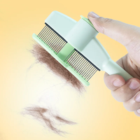 Brosse professionnelle d'épilation d'animal familier de noeud ouvert accessoire durable de peigne de chaton pour le toilettage de chat