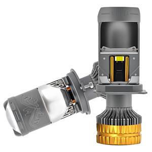 Siêu sáng lm5 chiếu <span class=keywords><strong>LED</strong></span> đèn pha ống kính <span class=keywords><strong>mini</strong></span> H4 cao thấp chùm 300W thấp chùm 3000K 4300K xe bi <span class=keywords><strong>LED</strong></span> Ống Kính Luces <span class=keywords><strong>Led</strong></span> bóng đèn - Product Image 1