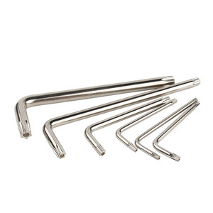 Outil à main <span class=keywords><strong>Clé</strong></span> en forme de L <span class=keywords><strong>Clé</strong></span> <span class=keywords><strong>Torx</strong></span> étoile Acier au carbone nickelé <span class=keywords><strong>Clé</strong></span> <span class=keywords><strong>Torx</strong></span> de sécurité T10 - Product Image 5