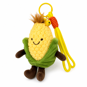 ตุ๊กตาข้าวโพดสีเหลือง <span class=keywords><strong>ทำ</strong></span>ด้วยเทคนิคการปัก ตุ๊กตาข้าวโพดแบบกำหนดเอง ตุ๊กตาข้าวโพดตกแต่ง ของขวัญสำหรับเด็ก ตุ๊กตาข้าวโพดยัดไส้ - Product Image 3