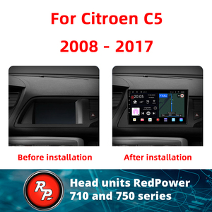 Redpower HI-Fi DVD de coche para <span class=keywords><strong>Citroen</strong></span> C5 <span class=keywords><strong>2008</strong></span> - 2017 DVD Radio DSP reproductor Multimedia navegación Android 10,0 - Product Image 6