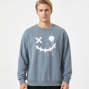 Sudadera Extra Grande para Hombre de Alta Calidad, 100% Algodón Ligero, Logotipo Personalizado, Diseño Sólido, Ecológica, Transpirable, Nueva de Invierno - Product Image 1
