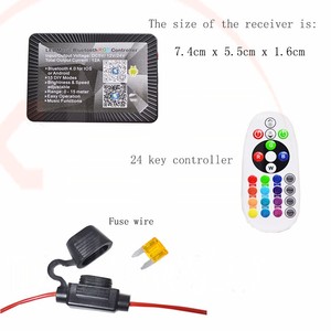 <span class=keywords><strong>Vente</strong></span> CHAUDE De Haute Qualité BT Musique LED RVB Contrôleur pour <span class=keywords><strong>Moto</strong></span> ou <span class=keywords><strong>Auto</strong></span> - Product Image 2