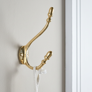 Ak Brass Perfect Styles Gancho de pared de metal con acabado de latón, gancho para abrigos, baño, colgador de cocina - Product Image 2