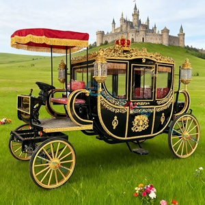 Charrette Électrique de Luxe Haute Qualité 2026 pour 6-7 Personnes, 4 Roues, Transport Spécial pour Mariages ou Tourisme - Product Image 1