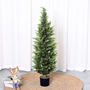 Nuovo <span class=keywords><strong>albero</strong></span> di Natale artificiale in <span class=keywords><strong>pino</strong></span> scozzese staccabile, pianta in vaso verde, decorazione per soggiorno, <span class=keywords><strong>albero</strong></span> finto - Product Image 6