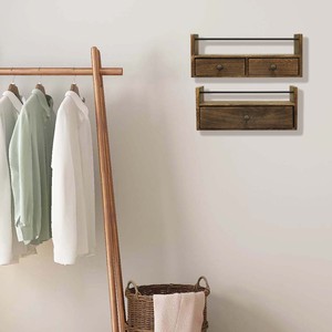 Estantes Flotantes Decorativos de Madera para <span class=keywords><strong>Pared</strong></span>, Color Marrón Oscuro, Estantes de Almacenamiento, Cajón de <span class=keywords><strong>Pared</strong></span>, Estantes Colgantes para <span class=keywords><strong>Pared</strong></span> - Product Image 4