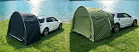 Carpa de Camping Plegable y Portátil para Exteriores, Conectable a la Puerta Trasera del Coche, Carpa Trasera para SUV