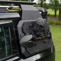 Shamo pièces automobiles accessoires de carrosserie tout-terrain Mecha Molly panneau fenêtre noire boîte à outils latérale pour accessoires Jetour Traveller T2