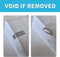 Scratch Off Tamper Proof QR Code Warranty Stickers Proof Holographic Anti-counterfeit Security Label for Electronics