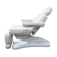 Fauteuil de massage électrique Kisen pour soins du visage, table de traitement blanche, lit de beauté avec 3 ou 4 moteurs pour laser