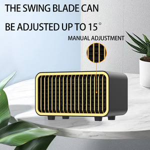 <span class=keywords><strong>Chauffage</strong></span> électrique de bureau portable pour la maison et le bureau Élément chauffant en céramique PTC Prise UE Ventilateur à air chaud Four en plastique - Product Image 5