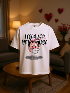 T-Shirt Unisex a Maniche Corte con Collo Rotondo, 100% Cotone, Design con Stampa Cartoon, Casual per Primavera ed Estate - Product Image 2