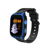 Montre connectée Android D8 pour enfants, modèle 2026, très populaire sur le marché sud-américain, avec 4G, GPS, Wi-Fi, alarme SOS, écran IPS67, bracelet en silicone carré