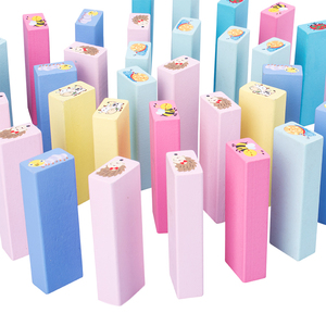 Mới Đến Đầy Màu Sắc Xếp Chồng Khối Bằng Gỗ Nhào Lộn Tháp Trò Chơi Cho Trẻ Em - Product Image 6