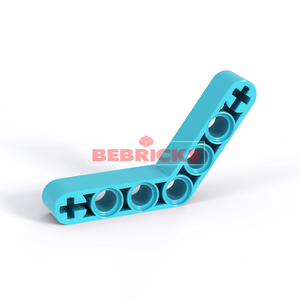 BEBRICKS Série de pièces de construction 32348 Technical Liftarm Modified Bent Thick 1x7(4-4) Blocs de construction pour voiture RC - Product Image 6