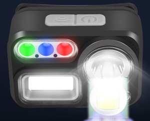 Đèn Pha LED Mini Di Động XPE + COB Đèn Điều Chỉnh Góc 8 Chế Độ Đèn Đầu Cắm Trại Sạc USB Đèn Đầu Câu Cá - Product Image 5