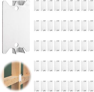 Support de fixation en acier inoxydable galvanisé pour bois, haute résistance, <span class=keywords><strong>antirouille</strong></span>, pour installation de construction - Product Image 1