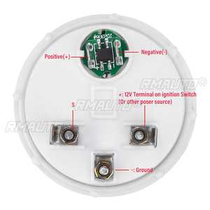 Kit de Medidor de Temperatura de Aceite Universal para Automóvil de 2 Pulgadas y 52 mm, Pantalla LED Digital de 12 V, Medidor de Temperatura de Aceite para Automóvil con Sensor de 1/8 NPT - Product Image 5