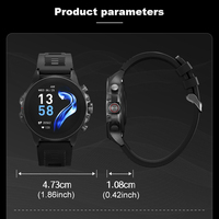 Reloj Inteligente para Hombre, Redondo, de Aleación de Zinc, BT 5.0, Llamadas, Resistente al Agua IP68, 60 Días de Autonomía, Monitor de Frecuencia Cardíaca, Oxígeno en Sangre y Sueño