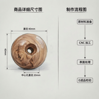 Tapa de Rosca Personalizada para Botella de Perfume de Madera, Ecológica, Duradera, Forma Cilíndrica, Diseño Antiderrames, Portátil, Opción de Logotipo Personalizado