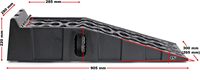Rampes de levage de voitures en polyéthylène haute résistance 12000 Lb/13000Lb/16000Lb GVW avec cales de roue, pour voitures, SUV, camions et fourgonnettes