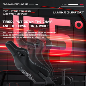 เก้าอี้เกมมิ่งหรูหราขายส่งแบบ OEM เก้าอี้คอมพิวเตอร์ ที่วางแขนแบบ 2D/3D/4D โฟมขึ้นรูป ฐานไนลอน ปรับเอนได้ 155 องศา สำหรับห้องเล่น<span class=keywords><strong>เกม</strong></span> - Product Image 3