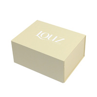 Boîte pliante magnétique de luxe personnalisée, emballage rigide en carton plat, boîte cadeau pour cosmétiques, vêtements
