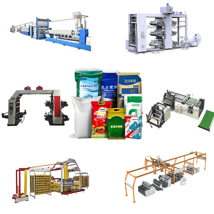 Woven bag production line pp woven bag making machine complete set of woven bag machine equipment