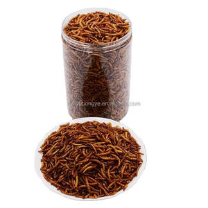 Сушеные мучные черви 400 г вакуумные герметичные для аквариумных рыбок кои - Product Image 2