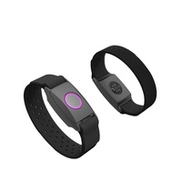 PPG&ECG Elektronik Olahraga Terlaris Pelacak Detak Jantung ANT+ Tali Dada Armband CL808 Dua Tali Daya Tahan Baterai 60 Jam
